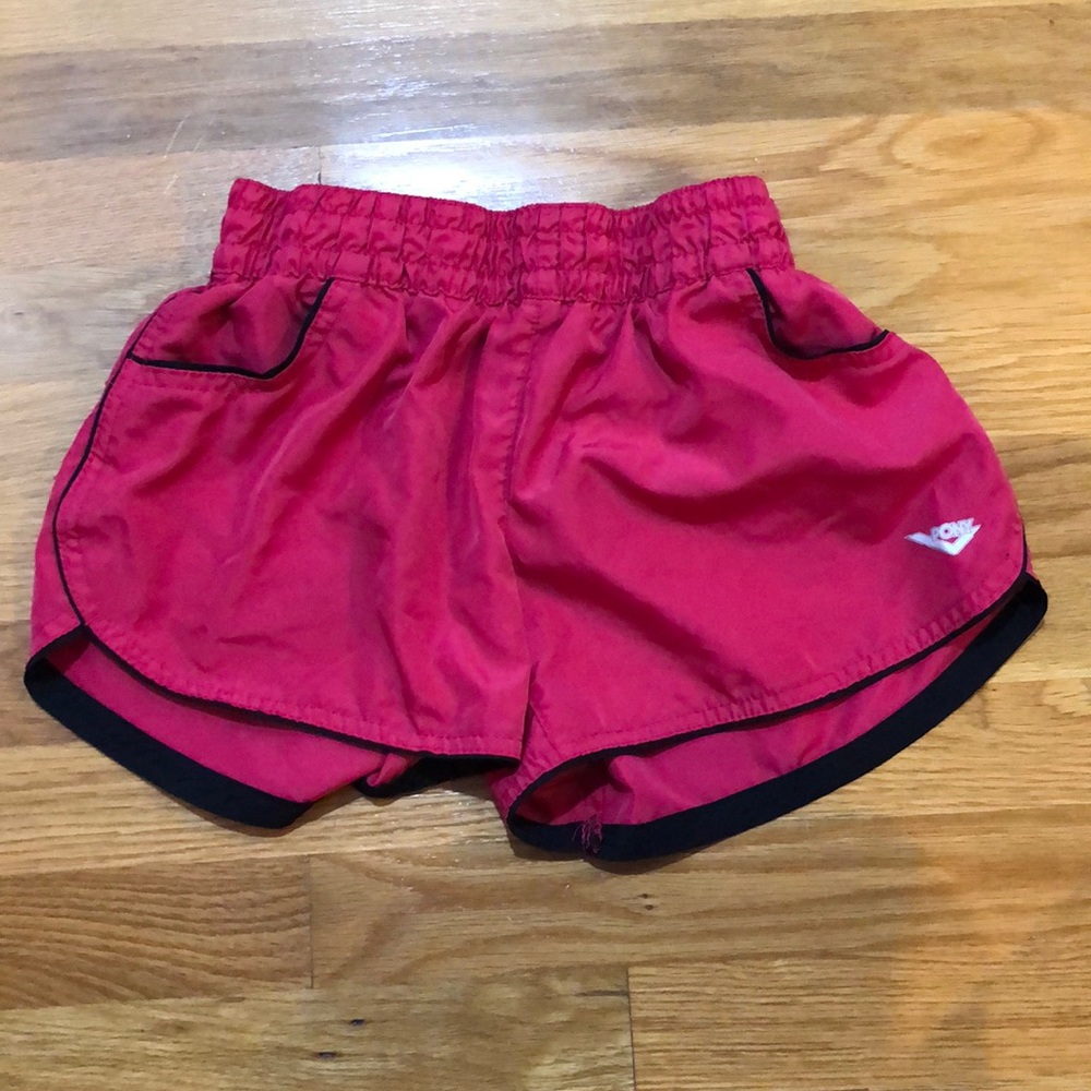 Pink athletic shorts